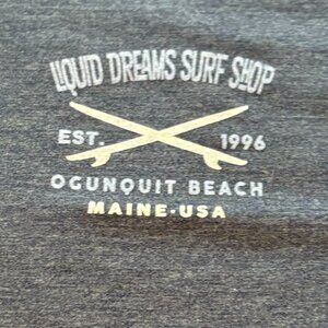 Vintage Men's Tee from Liquid Dreams Surf Shop, Ogunquit Beach, Maine, XL